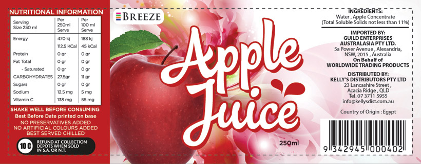Breeze Apple Juice
